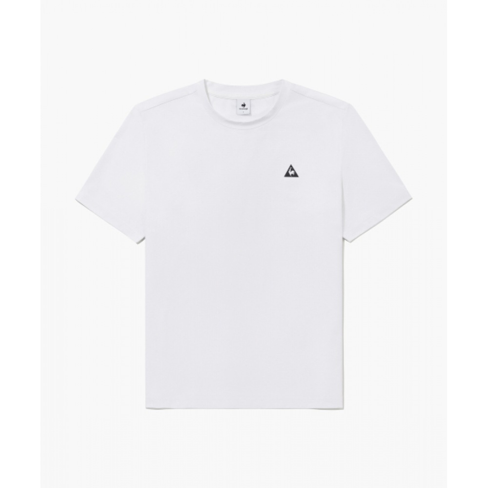 LECOQ ゴルフメンズラウンドネックベーシックショートスリーブ Tシャツ_ホワイト GR221MRS53