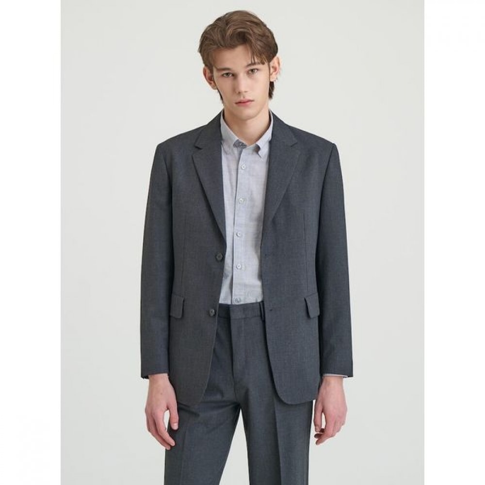 [ロガディス] リラックスフィットT/Rストレッチセットアップジャケットグレー（RY5111PL23）