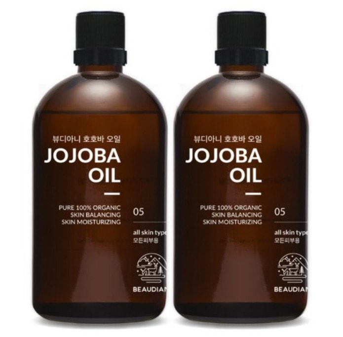 オーガニック ホホバオイル 100ml × 2本セット