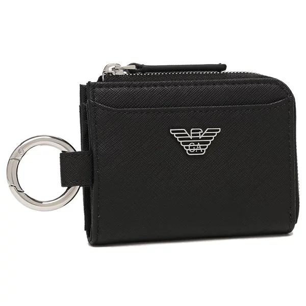 小銭入れ コインケース フラグメントケース ブラック メンズ EMPORIO ARMANI Y4R500 Y138E 81072