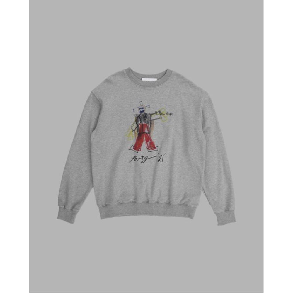 THE MUSEUM VISITOR 21 IN PARIS PRINTED SWEATSHIRTS 07689