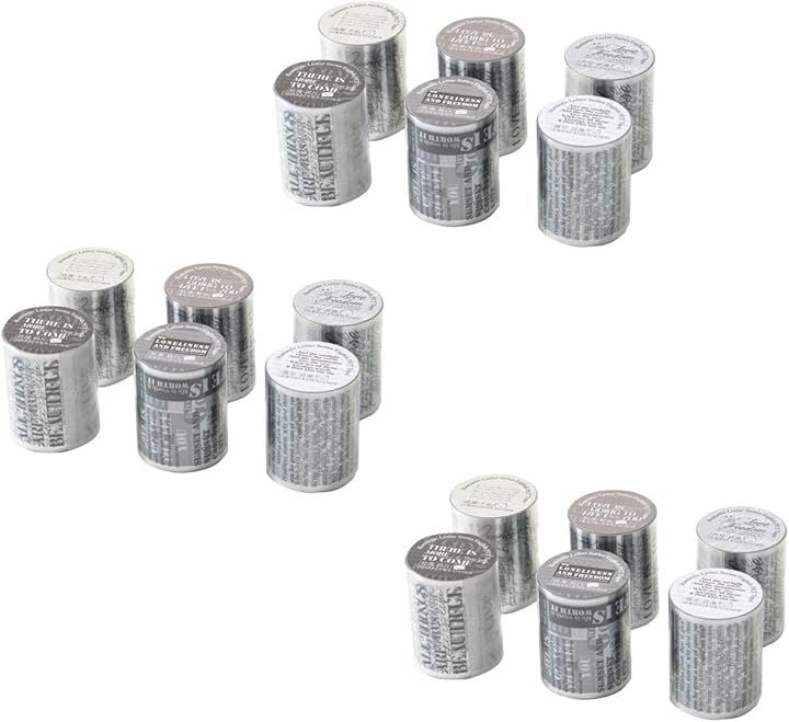 マスキング テープ 英字 英文 背景 シール PET 素材 コラージュ ロマンチック レター 手紙(3セット)