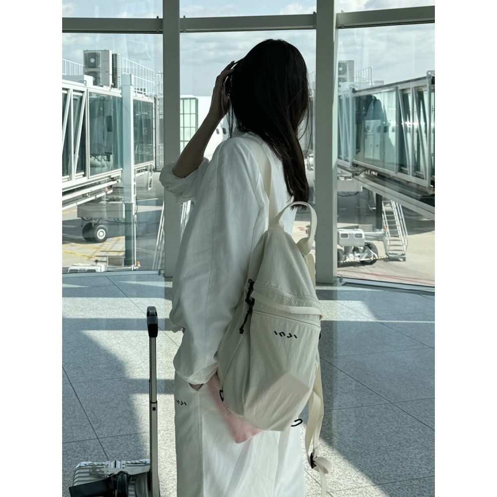 INJIACTIVE コグニティブナイロンバックパックベージュ