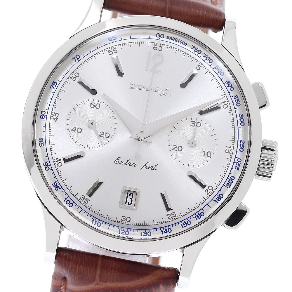 エベラール EBERHARD 31950 エクストラフォルト クロノグラフ デイト 自動巻き メンズ _952123【中古】