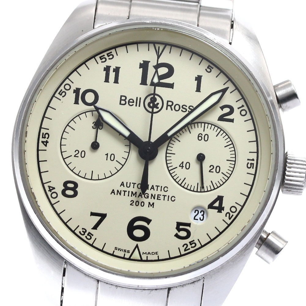 ベル＆ロス Bell＆Ross 126.A デイト クロノグラフ 自動巻き メンズ _885859【中古】