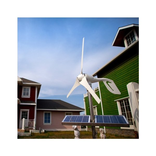 ハイブリッドソーラー風力発電機 12/24ボルトオプションと組み合わせた風力/太陽光ハイブリッドコントロ 12v 5 ブレード