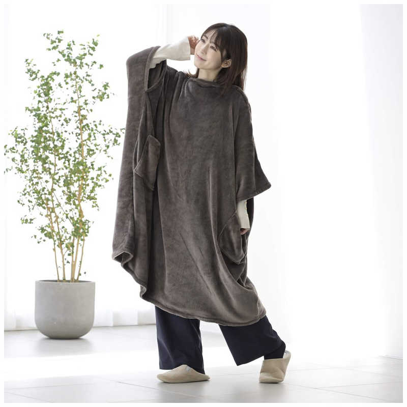 ヤマゼン　どこでも電気着る毛布 くるみケットover AIR PD対応 テレワークデスクワーク YAMAZEN ［タイマーあり］　YKPD-15