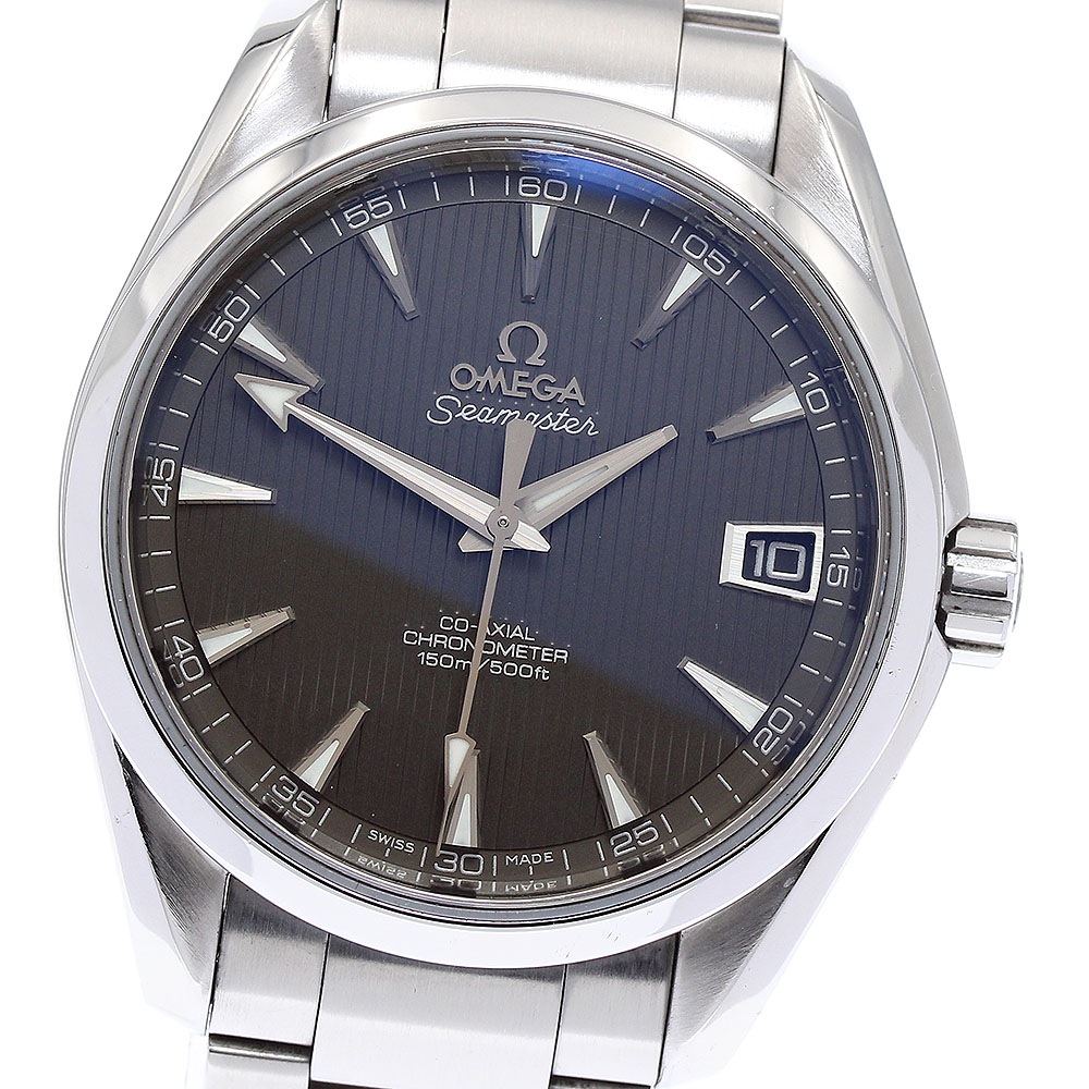 オメガ OMEGA 231.10.39.21.06.001 シーマスター アクアテラ デイト 自動巻き メンズ _868906【中古】