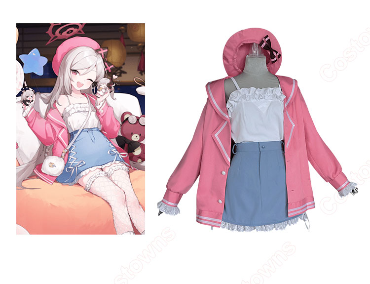 ブルーアーカイブ ゲヘナ学園 浅黄ムツキ コスプレ衣装 オーダメイド可