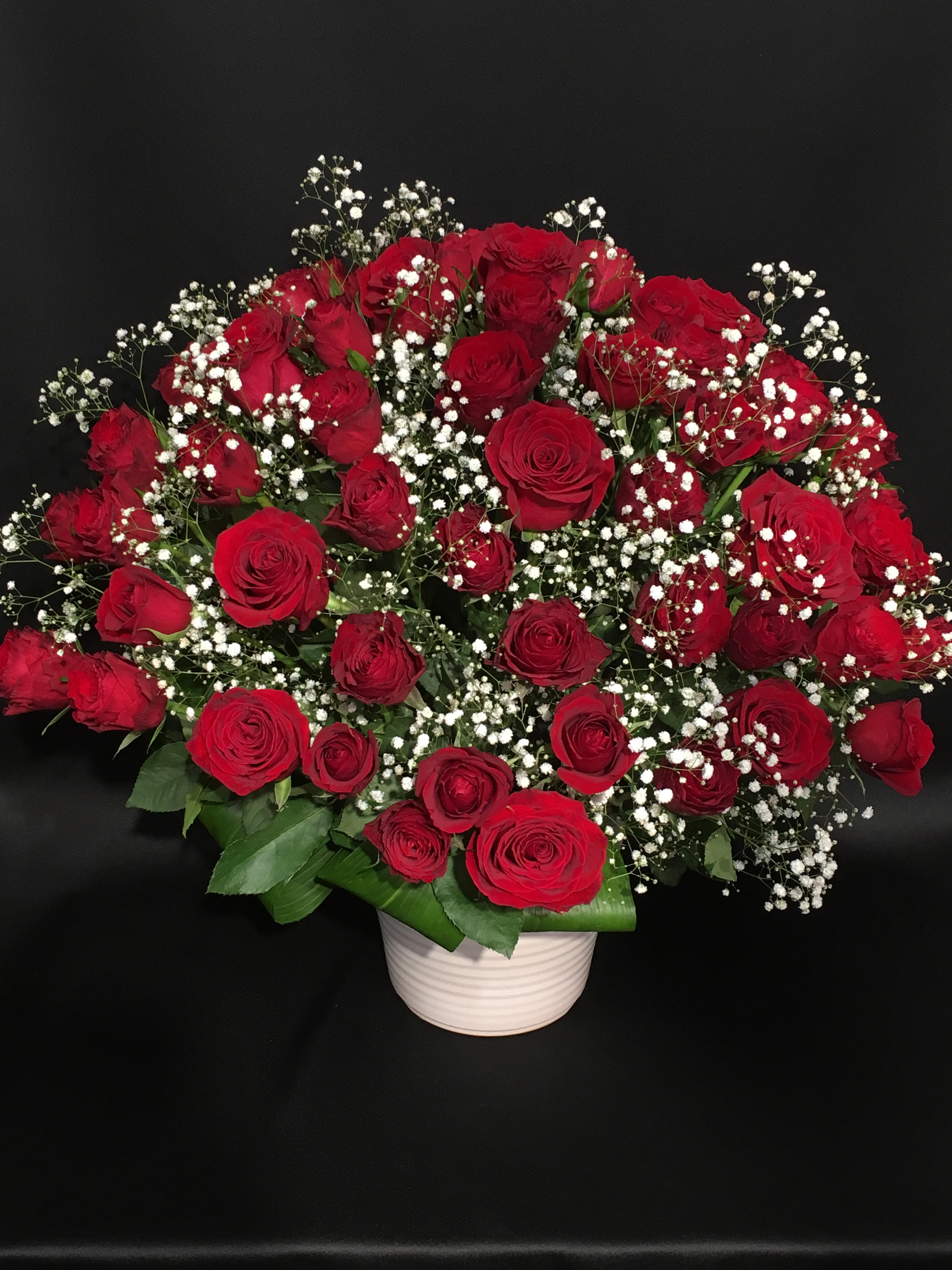 商品ID 6179 アレンジメント　赤バラ