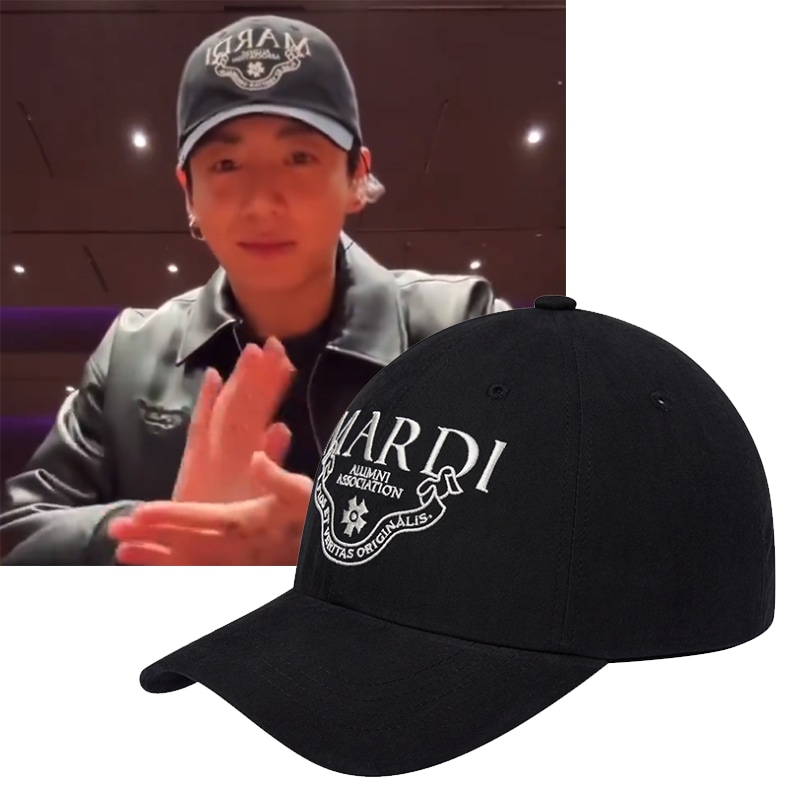 btsジョングク着用 CAP ALUMNI CLASSIQUE_BLACK IVORY