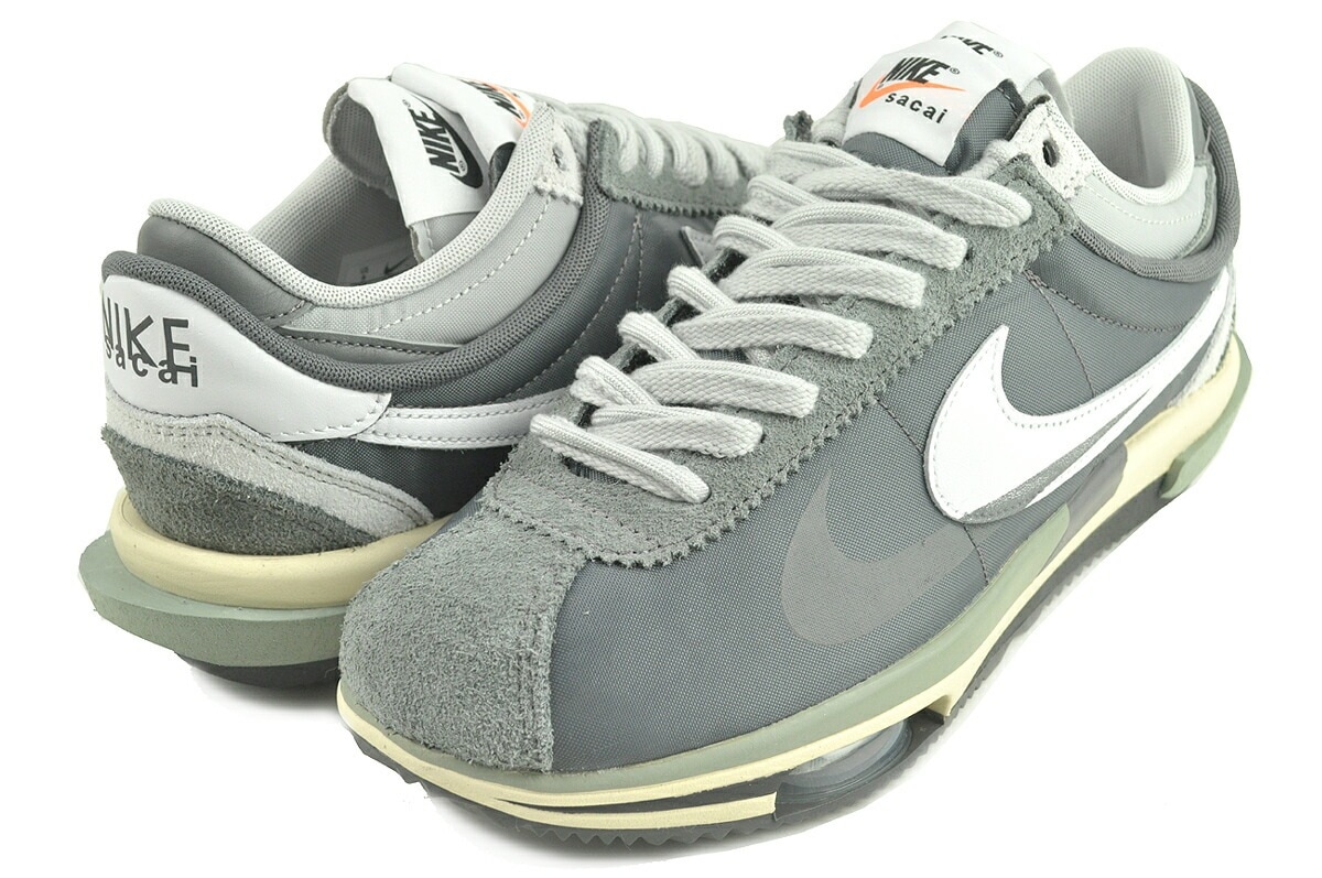 ズーム コルテッツ サカイ アイアン グレー ライトクリーム スニーカー コラボ dq0581-001