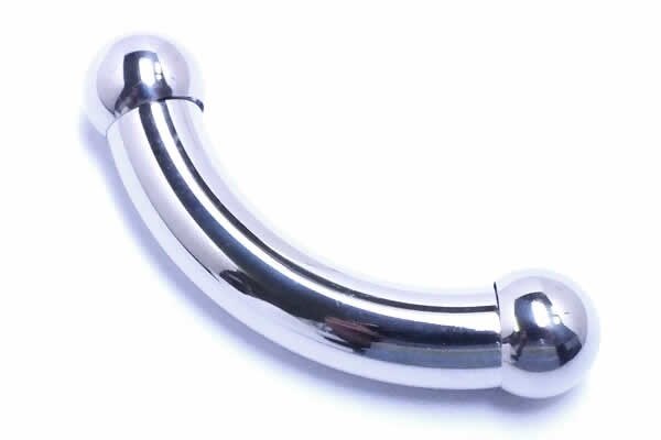 ボディピアス 00G 内ネジ式 インターナル ロングバナナバーベル 00ゲージ 逆ネジタイプ サージカルステンレス316L 長い 定番 シンプル プレーン カーブバーベル mic00xxxxxxxx