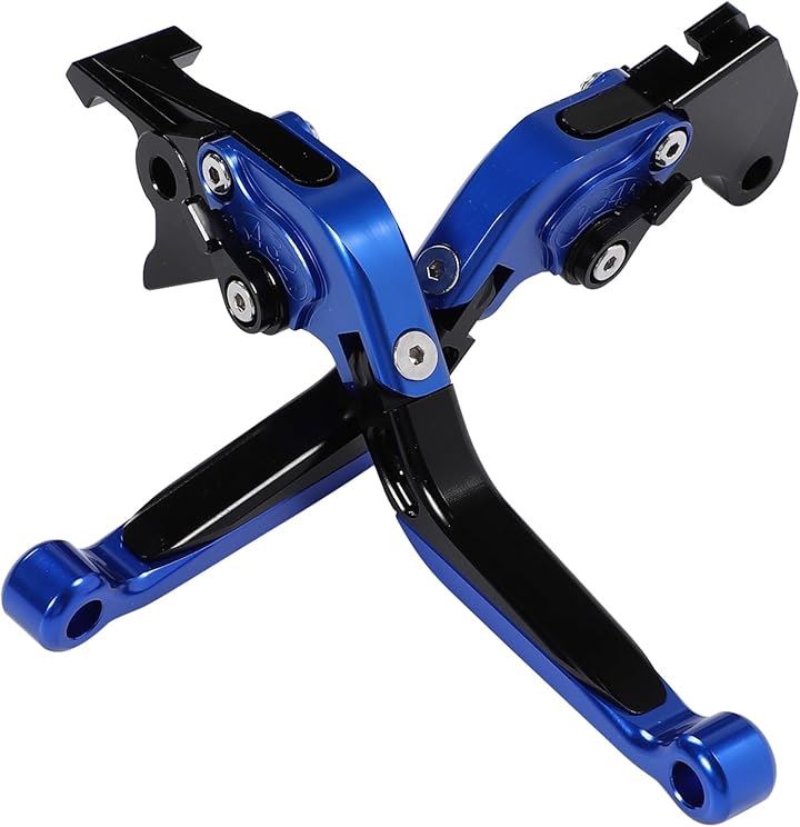 ブレーキ クラッチ レバー セット GSX250R V-Strom250 GSR250 GSXR(青)