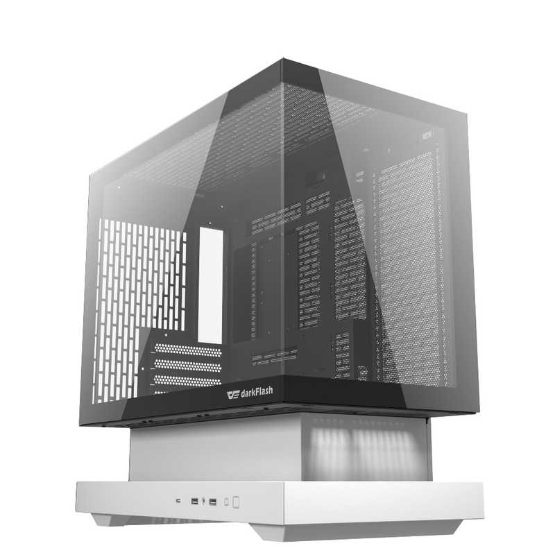 DARKFLASH　PCケース ［MicroATX / Mini-ITX ］ F-1 ホワイト＆ブラック　F1-B＆W-COMBO