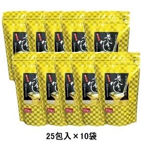 (１０袋)お料理帖付 ６種類の国産原料使用 『黄金のだし』25包入×10袋