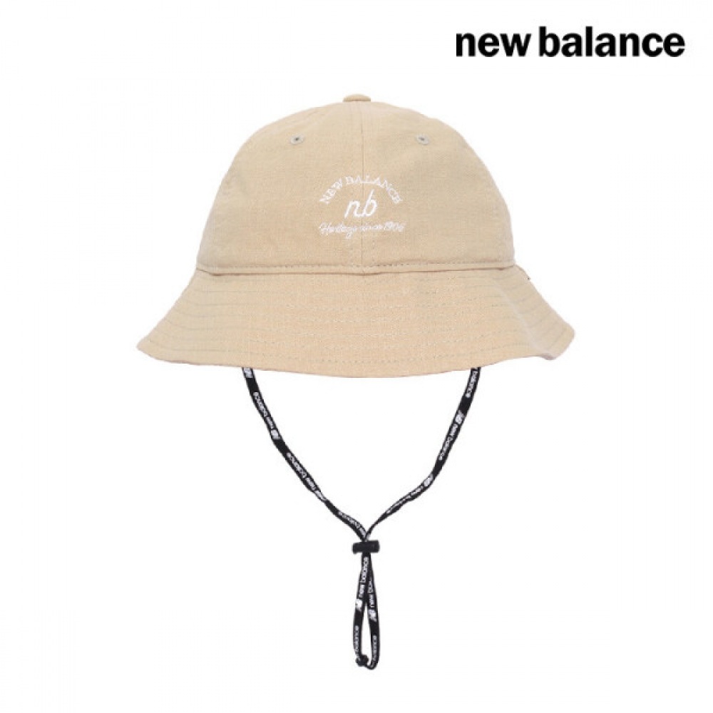 ニューバランス キッズ ドーム型リネンバケットハット