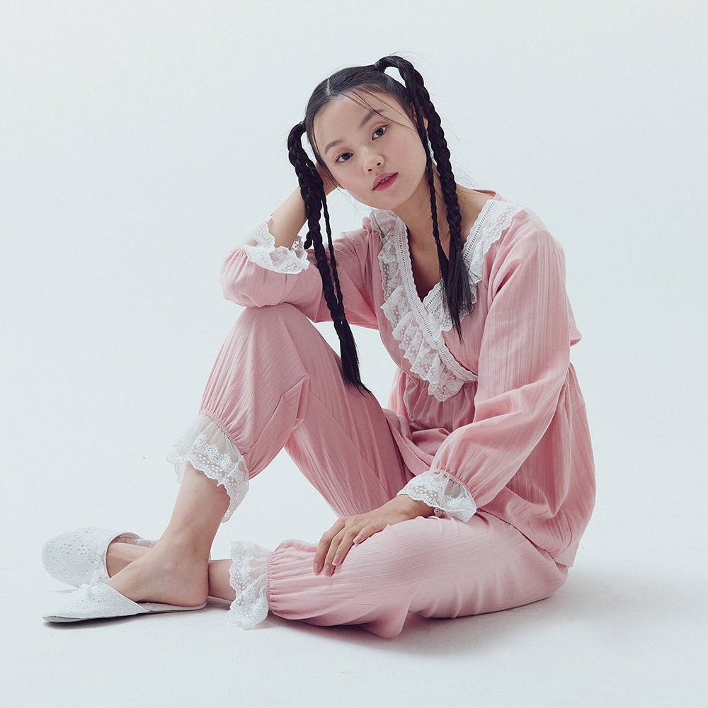 BALCONY [4513-BCSHT] メルリン2ツーピースピンク