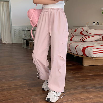 GUAPA ピンク フレアパンツ 未使用タグ付き Qoo10] 人気新作 ロングパンツ フレアパンツ レ