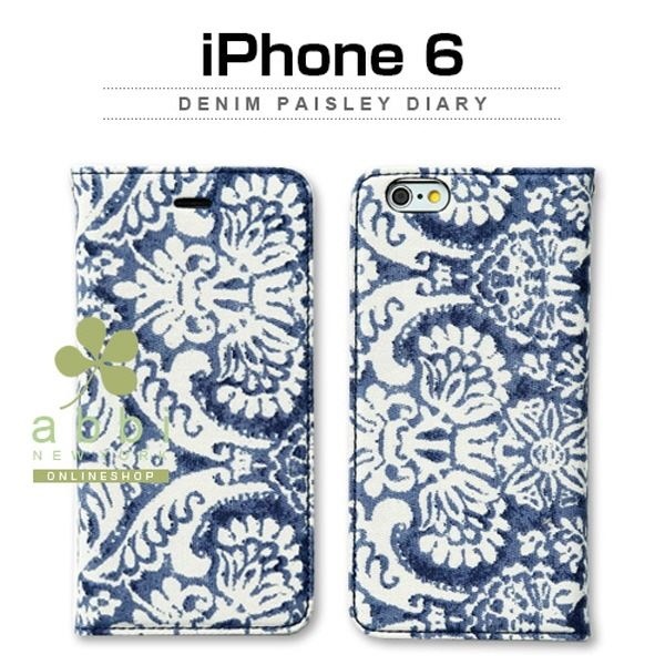 Zenus iPhone 6 Denim Paisley Diary