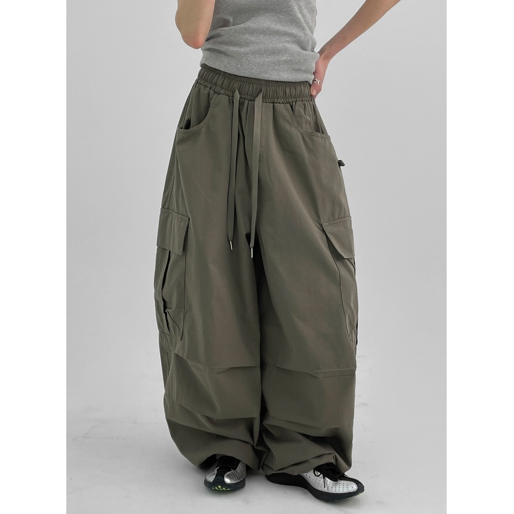 ブラックアップ [ニュースプリング] (ユニセックス) バンテンバンディングワイドバルーンカーゴパンツ 7,624円