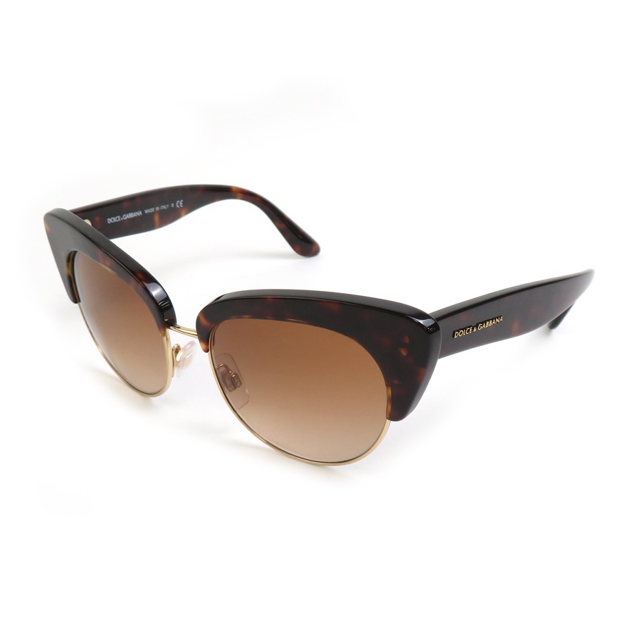 ドルチェアンドガッバーナ DOLCE&GABBANA サングラス プラスチック ブラウン ユニセックス h31467a