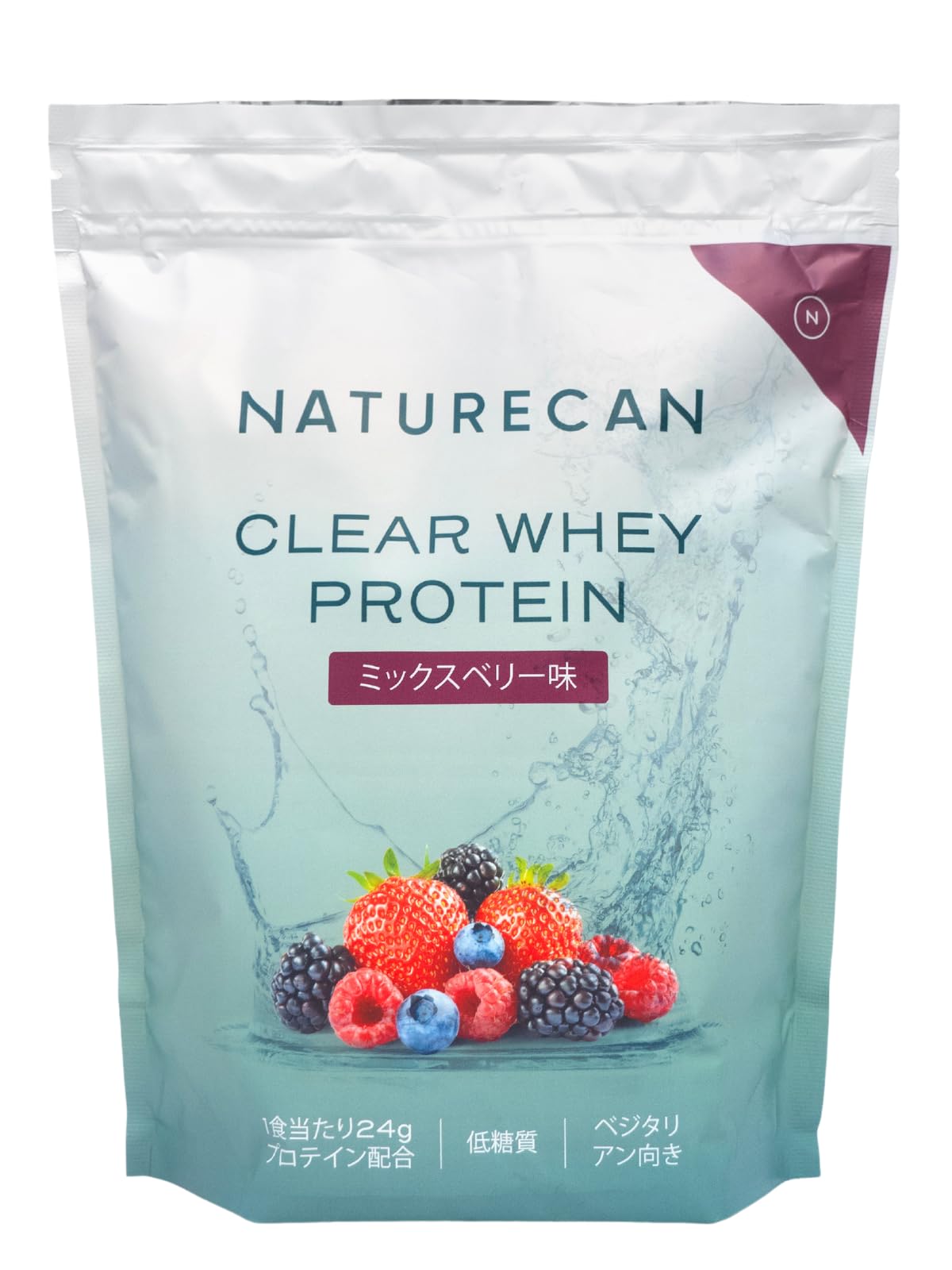 Naturecan クリアホエイプロテインアイソレート (1kg / プロテイン 24g)(ベリー/ミックスベリー) 高たんぱく/低カロリー/低糖質 7,709円