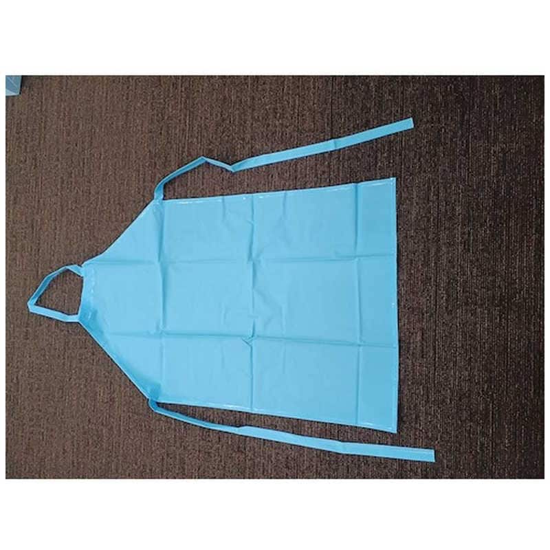 エブノ　EVAエプロンエコノミーブルーS(100枚入)　617S