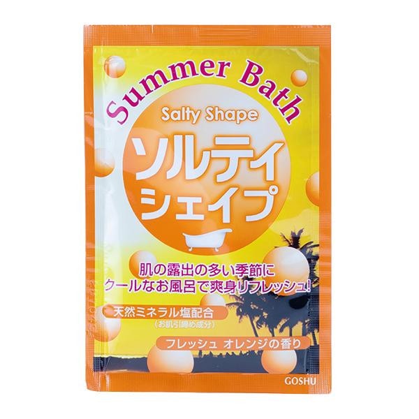 五洲薬品 入浴用化粧品 Summer Bath(サマーバス) ソルティシェイプ (25g×10包)×12箱 SB-SS