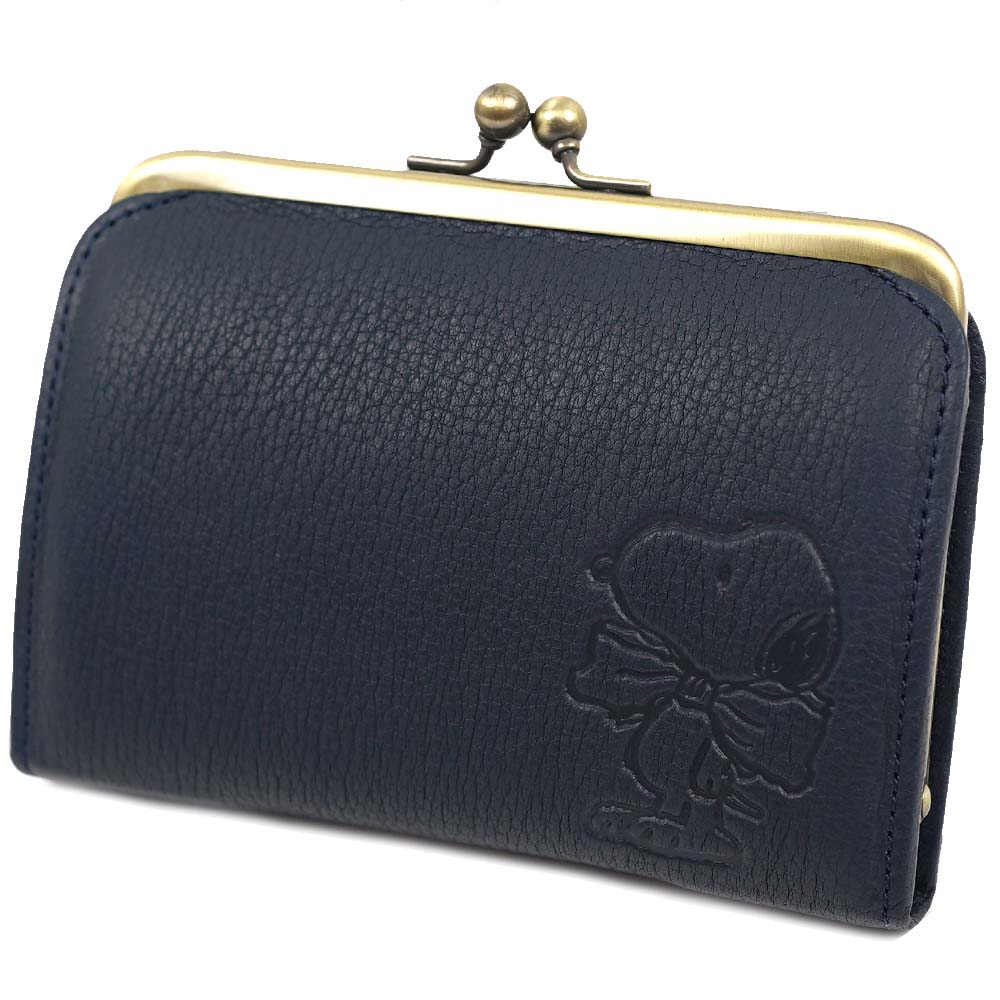 スヌーピー SNOOPY ピーナッツ PEANUTS がま口財布 ミニ財布 レディース GentleDog ジェントルドッグ 73270 BLUE(NAVY) ネイビー