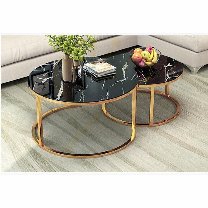 人気商品 北欧風 丸型 ダイニングテーブル コーヒーテーブル 人工大理石 大理石 柄 豪華 飾り台 花置き台 収納家具 多機能 家庭用