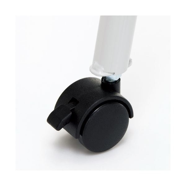 （まとめ） イワサキ パンフレットスタンド用キャスターセット ストッパー付なし（各2個） Z-TKPC-N30 1セット 4セット