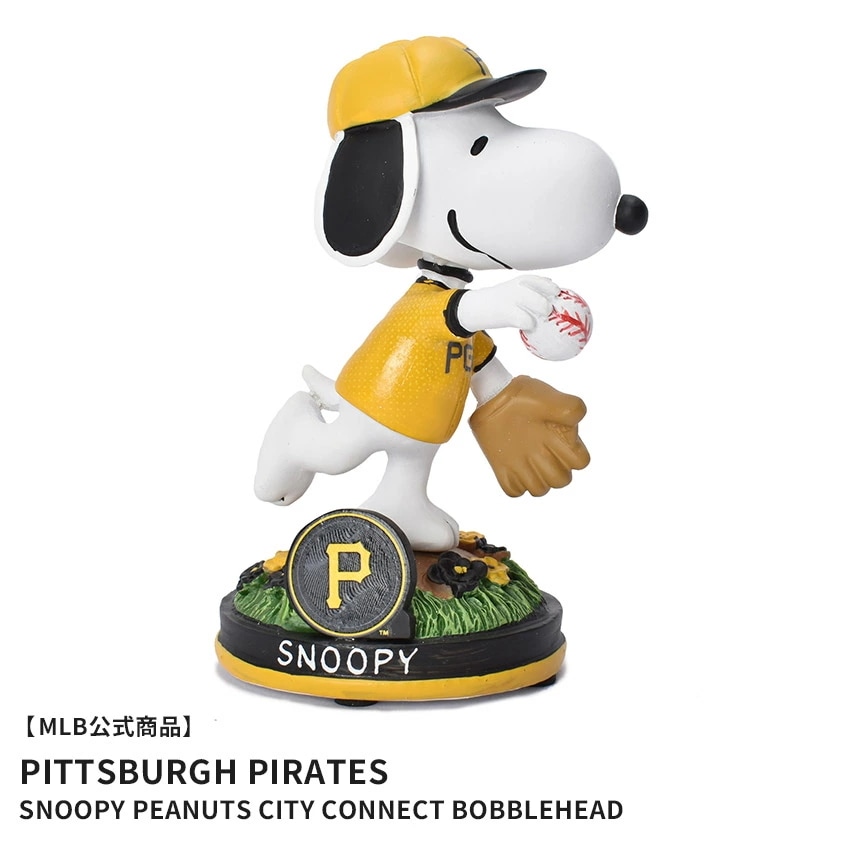 Pittsburgh Pirates Snoopy Peanuts City Connect Bobblehead BHMB24CTCNSPPNPPR