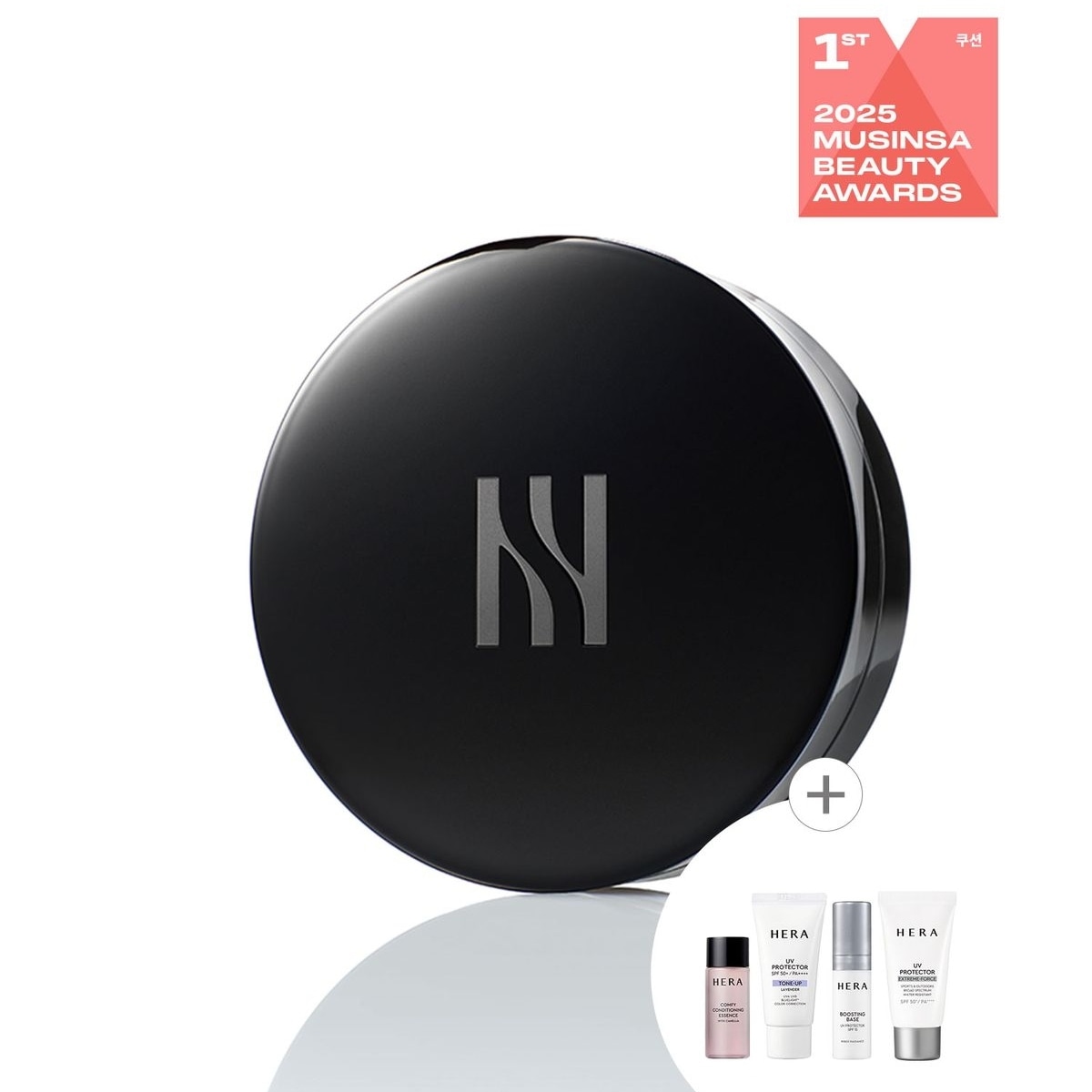 [本品15g+リフィル15g+贈呈(限定)] ブラック クッション ファンデーション デュオ SPF34/PA++ 15gx2