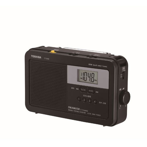 東芝 TY-SHR4-KM LEDライト付き FM/AM/SWラジオ TYSHR4KM