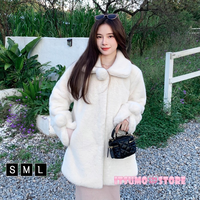 挑戦最安値!ファーコート レディース 長袖 オーバーサイズ 厚手 秋冬女性 コート 冬 ジャケット きれいめ カジュアル フェイクファー アウター もこもこ ふわふわ 暖かい 秋冬 韓国 おしゃれ