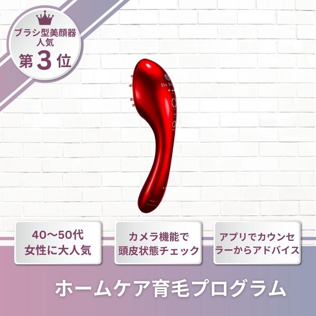 【ホームケア育毛プログラム】ドクターケラー ヘアーエナジャイザー EMS RF レーザー LED照射 頭皮チェック アドバイス カメラ機能