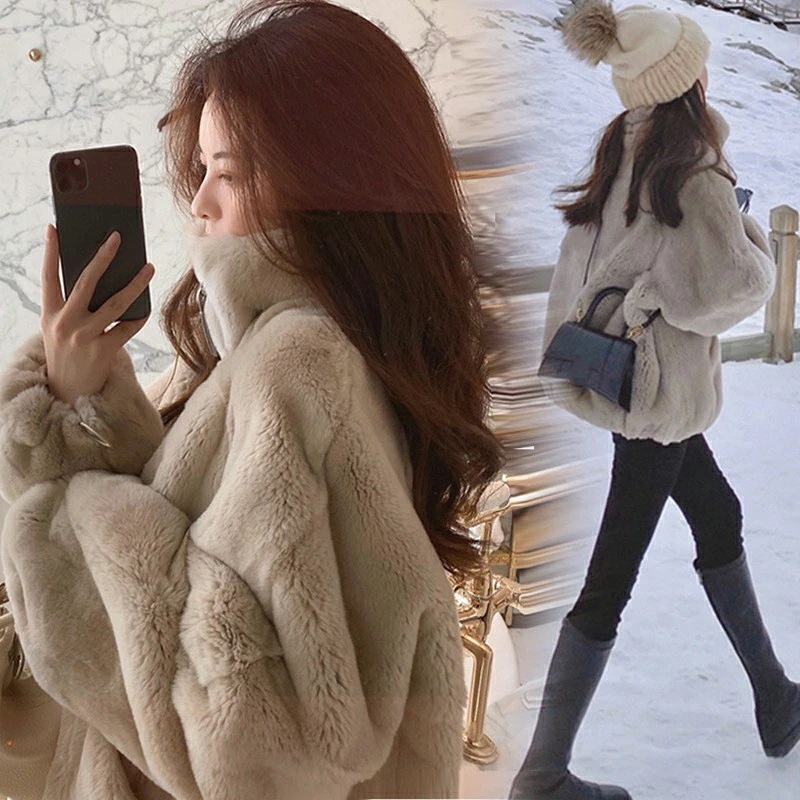 大人気 上品 ファーコート フェイクファー レディース カーディガン 無地 コート アウター カーディガン 春 秋 冬