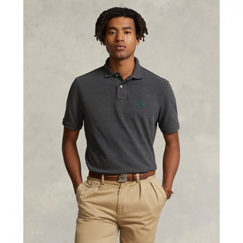 ポロラルフローレンメンズカスタムスリムフィットメッシュポロシャツ (MNPOKNI1N820484020)