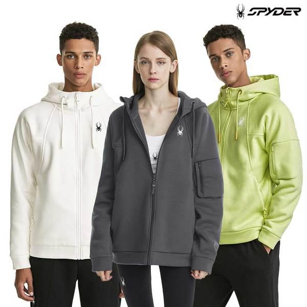 [] 共用フリースボンディングフード付きジップアップ SPGWCNFT305U