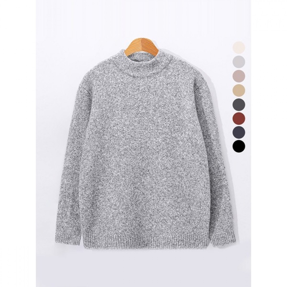 (ジュアンス) 8色ウールスパンフォグニハーフネックニット DMPT6057