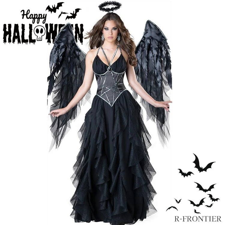 ハロウィン コスプレ 魔女 仮装 天使 悪魔 堕天使 エンジェル デビル ハロウィンコスプレ 簡単 大人 女性 可愛い 大きいサイズ セクシー レディース セクシー 魔法使い 衣装 コスチューム ハロ