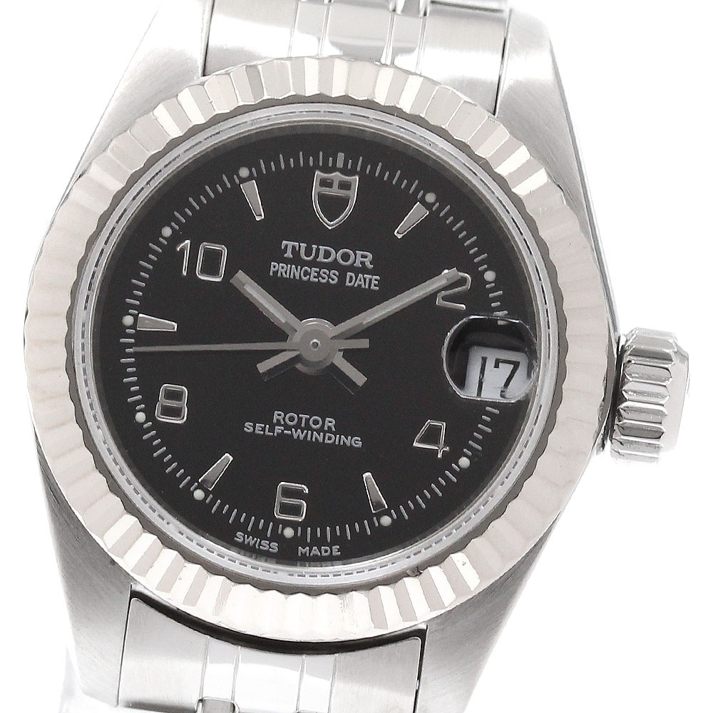チュードル TUDOR 92514 プリンセスデイト WGベゼル 自動巻き レディース 良品 保証書付き_944527【中古】