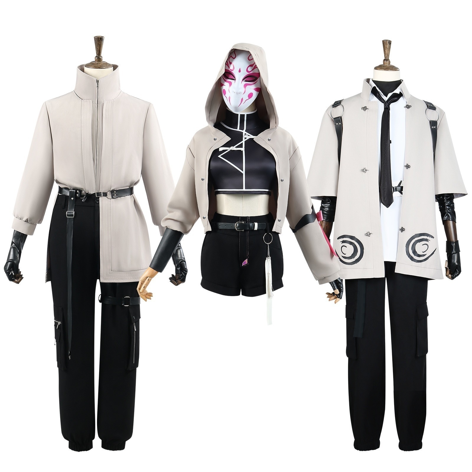 【2025新作】コスプレ 仮装神を斬る凡塵神域cos服仮面小隊王面コスプレ衣装二次元アニメ衣装c服 イベント用品