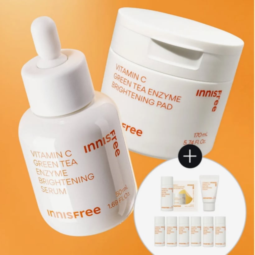 [ギフト贈呈] ビタC グリーンティー エンザイム 雑ティー トーニング セラム 50mL + ビタC グリーンティー エンザイム 雑ティー トーニングパッド 60枚+ビタC グリーンティー エンザイ