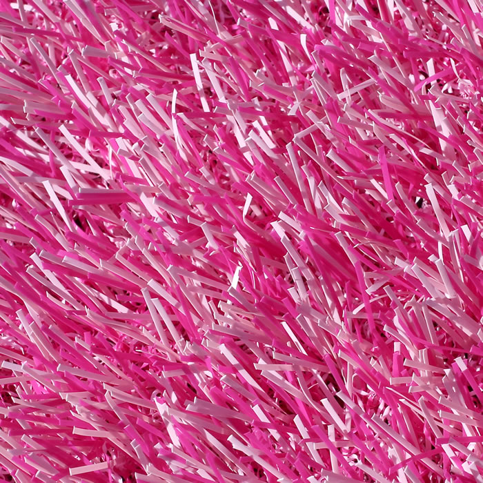 形状記憶リアル人工芝 ビビッドターフ ピンク 28mm 巾1m長さ10m VT-PNK-0110