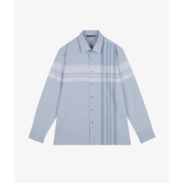 カジュアルブロックパターンシャツ CDAAAWS1401