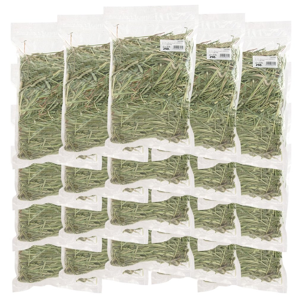 令和５年産　スーパープレミアムホースチモシー　チャック袋　２５０ｇX２０袋（５ｋｇ）　牧草　チモシー　うさぎ　お一人様１点限り　ＣＲＣ50―77―15―00―00 5,722円