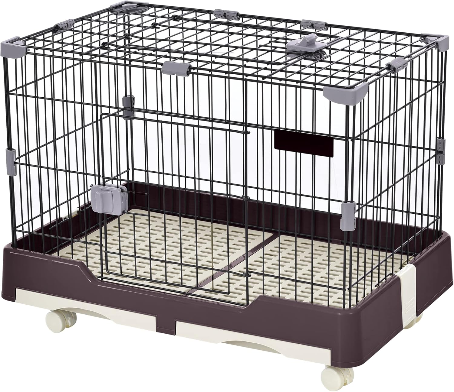 ケージ ウサギケージ 犬ケージ 猫ケージ 小動物用 室内飼い 引き出しトイレ付 掃除簡単 移動便利 キャスター付 スチール製 天井扉 脱走防止 いぬ ネコ うさぎ ハムスター 頑丈 キャット