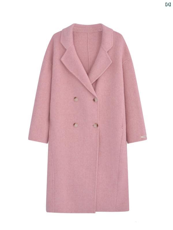 レディース　ファッション　レディース　オシャレ　かわいい　綺麗　上品 コート 秋冬 ミドル丈 ウール 両面 9,766円